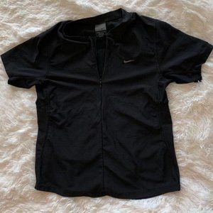 Nike Black Dri-Fit Biking Shirt in Medium